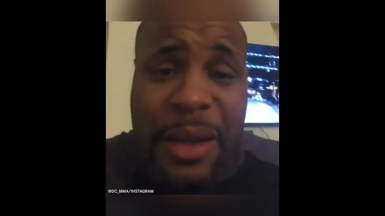 Daniel Cormier reacts the Jake Paul KO of Ben Askren