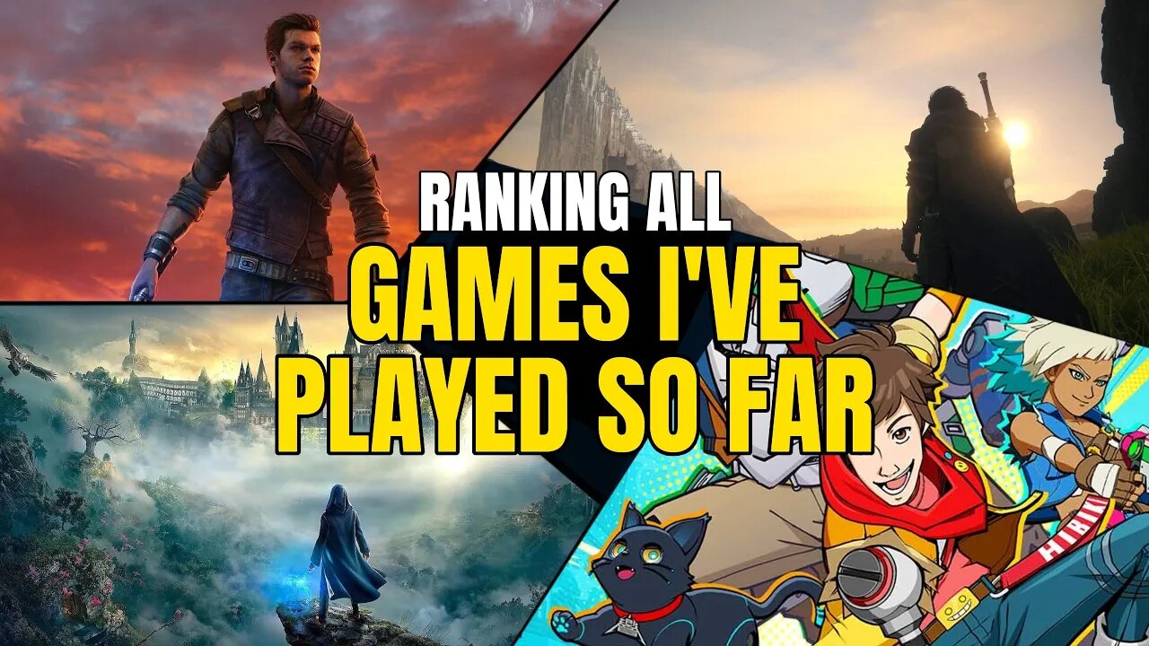 Ranking All 16 NEW Games I've Played So Far In 2023