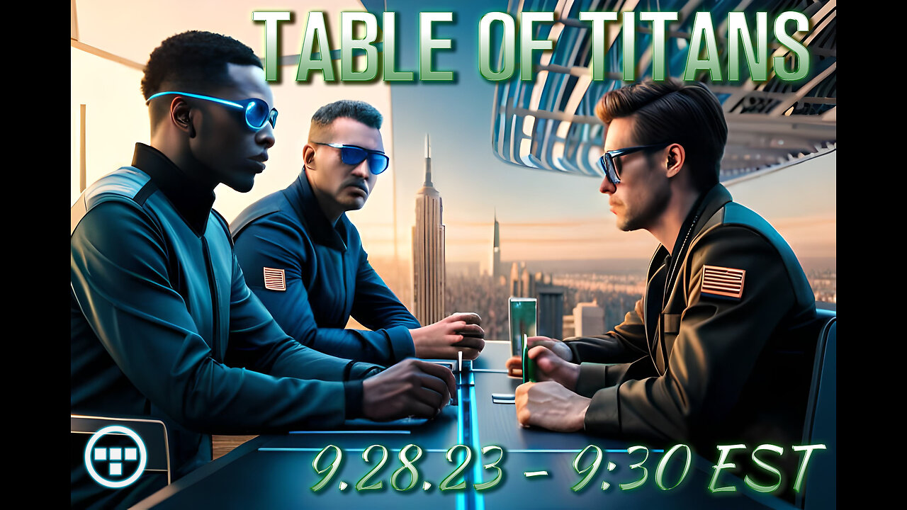 🔴LIVE - 9:30 EST - 9.28.23 - Table of Titans🔴