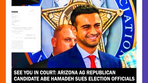 Abe Hamadeh Sues Over The Election 🟠⚪🟣 The NPC Show