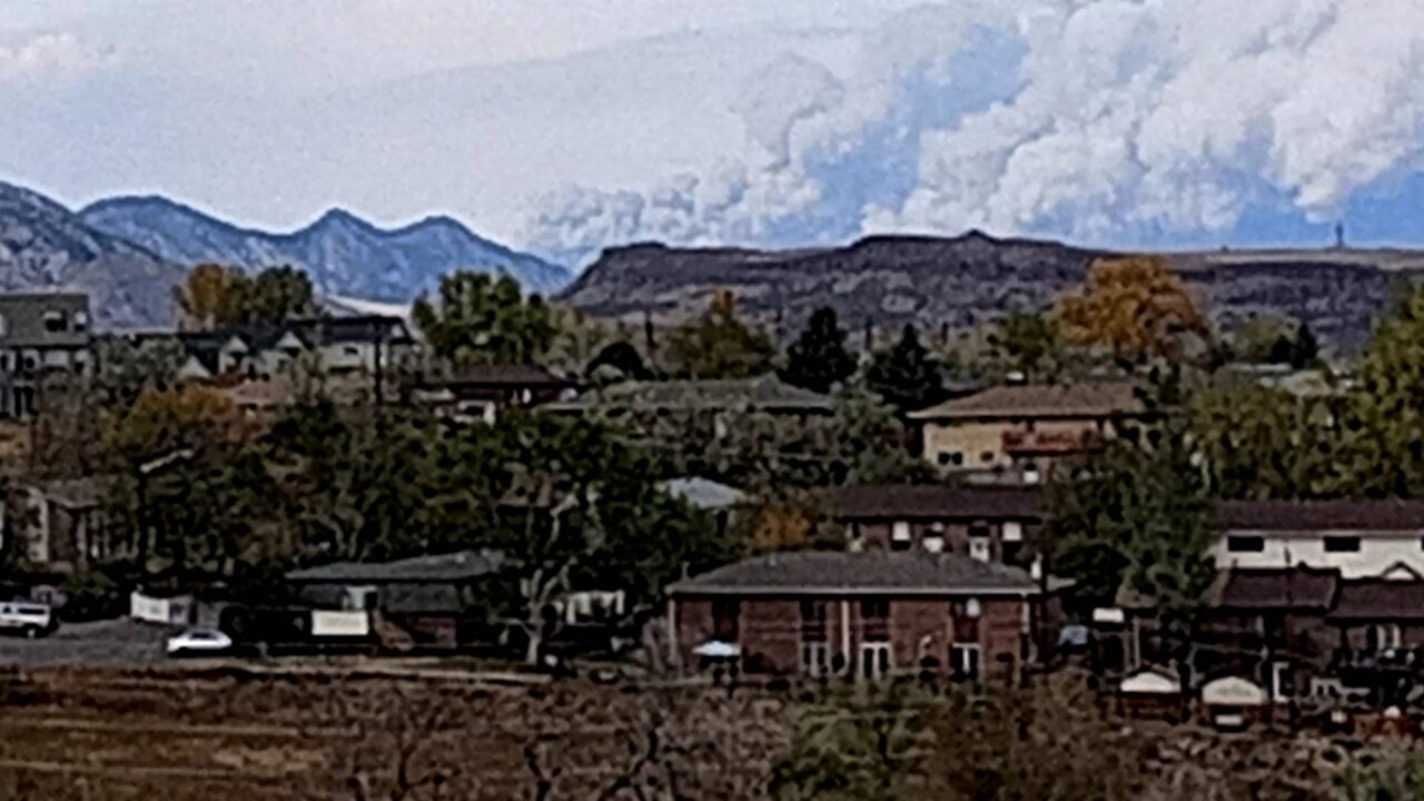 Smoke coming from Boulder Co