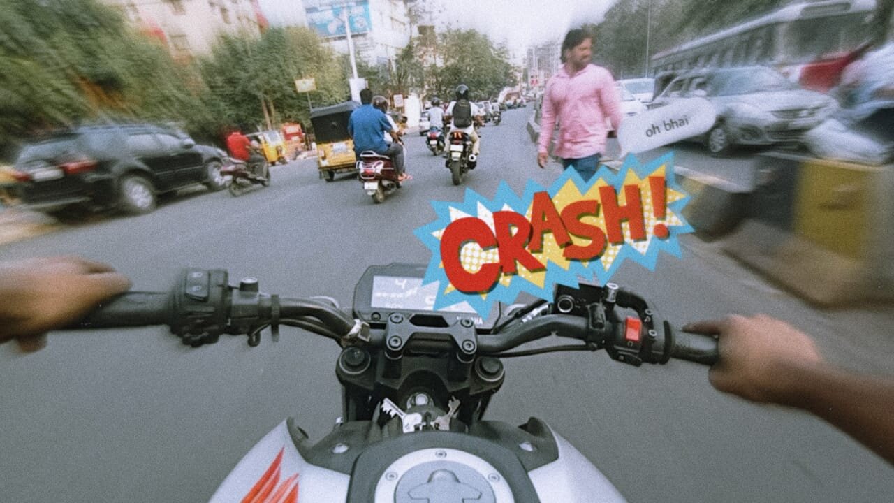 Indian rider with super bike in India insane sound