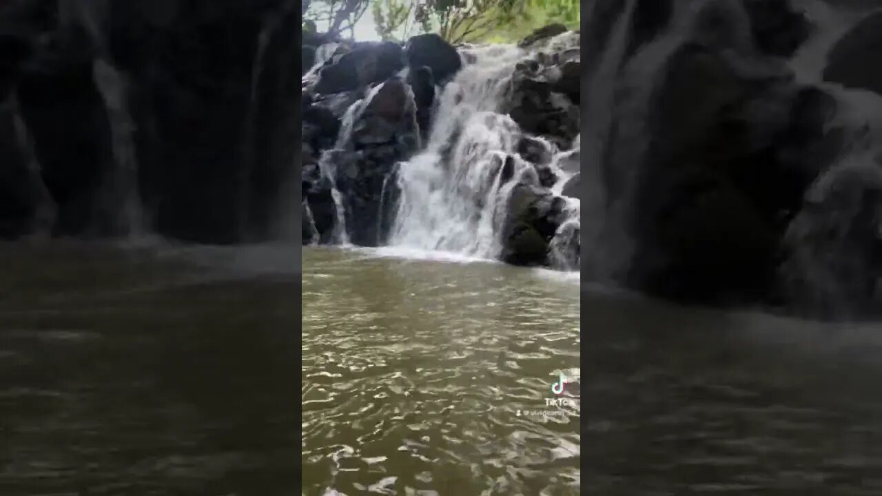 Waterfall energies from Mauritius 🧘‍♀️✨