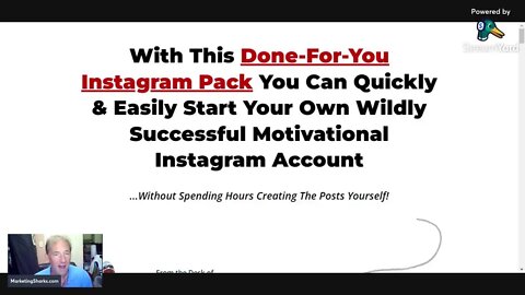 Instagram Motivation Quick Start Pack Review, Bonus, OTOs - 60 days of motivational image posts