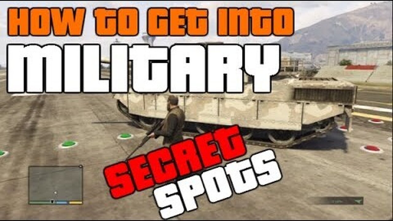 GTA 5 ONLINE: *SECRET SPOTS* HOW TO GET INTO THE MILITARY BASE! (EASIEST WAY) [GTA V MULTIPLAYER]