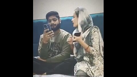 Hindu husband, Muslim wife cute couple