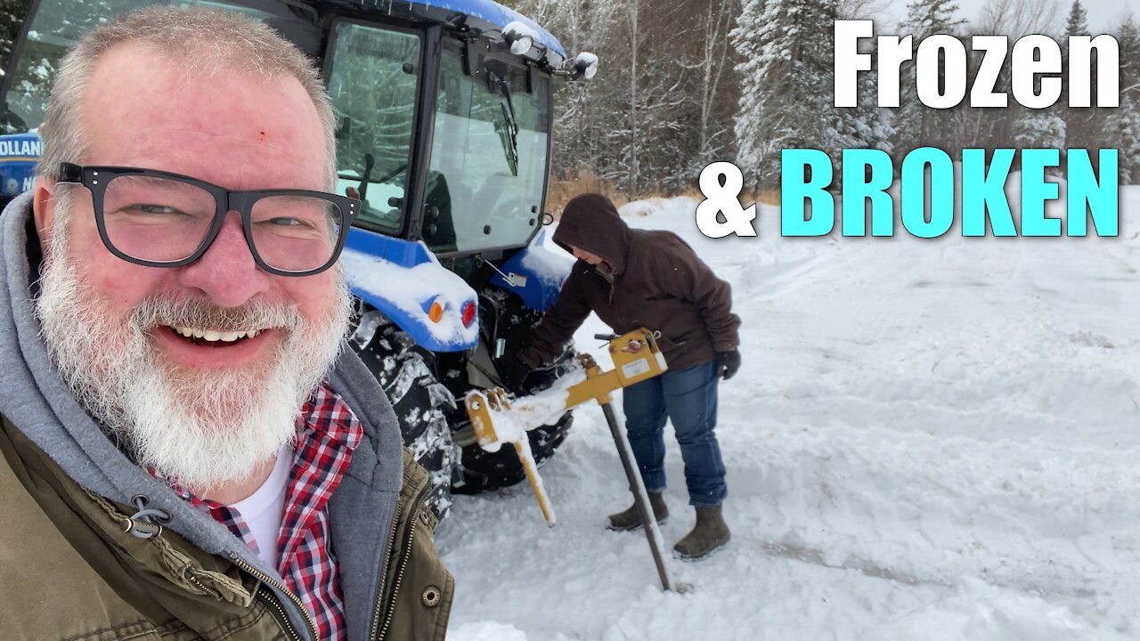 Frozen and Broken | Big Family Homestead