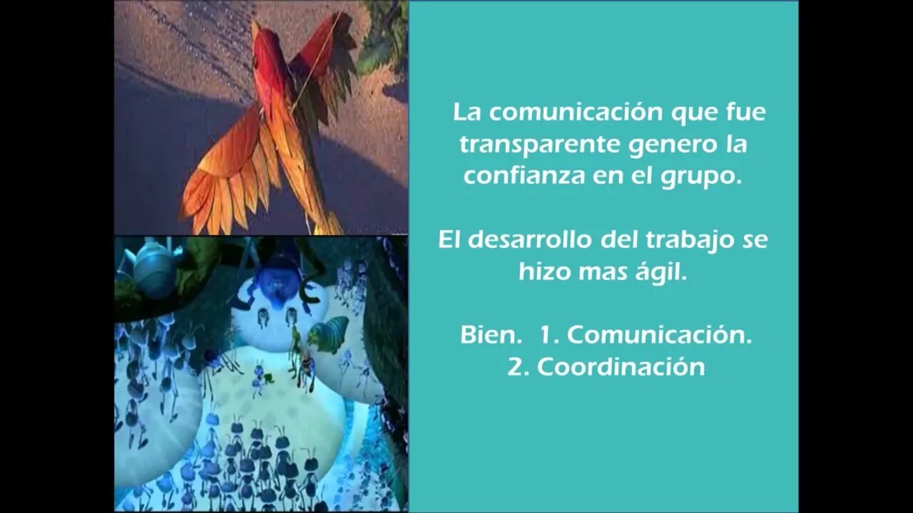 Las 5 C del trabajo en equipo. Cine Foro