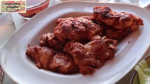 SPICY FRIED CHICKEN WITHTURKISH STYLE 3 DISHES