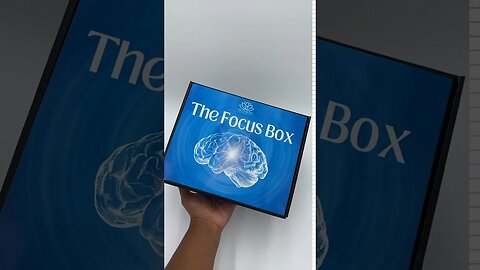 The Focus Box is here just in time to head back to school/work/life as summer starts to wind down 🧠