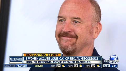 Five women accuse Louis C.K. of sexual misconduct