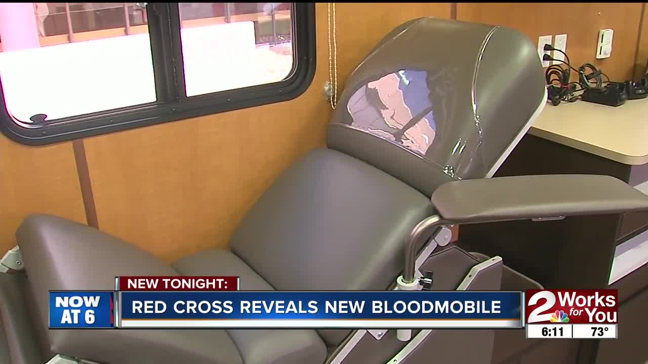 Tulsa Red Cross adds new bloodmobile to fleet