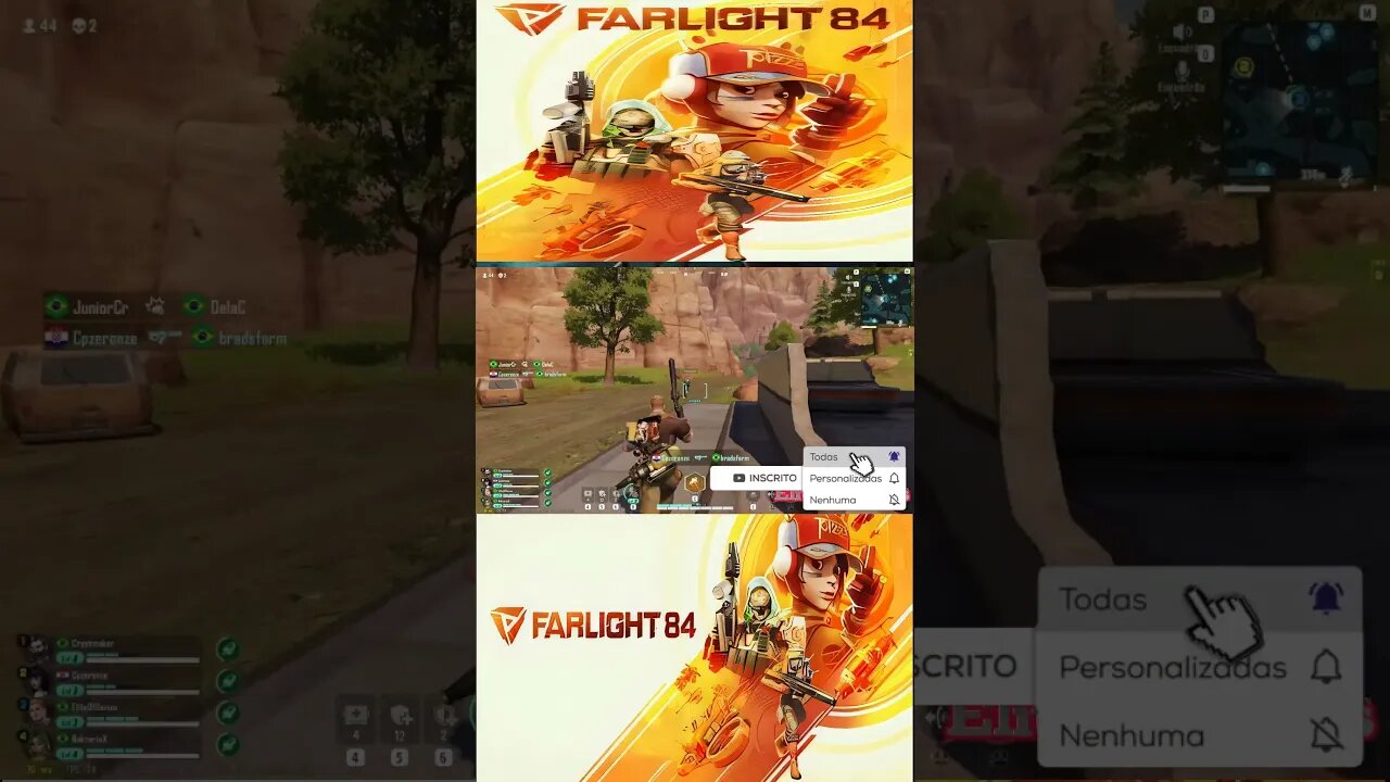 Farlight 84 JOGANDO COM A CAO DE CAÇA 1/5 #shorts