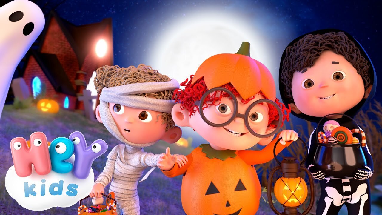 I'm Jack 🎃 Halloween Song for Kids 👻 HeyKids Nursery Rhymes