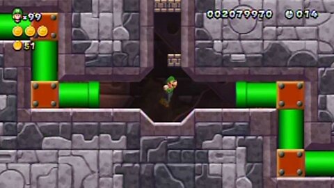 New Super Luigi U Walkthrough Part 14: Seek Shelter!