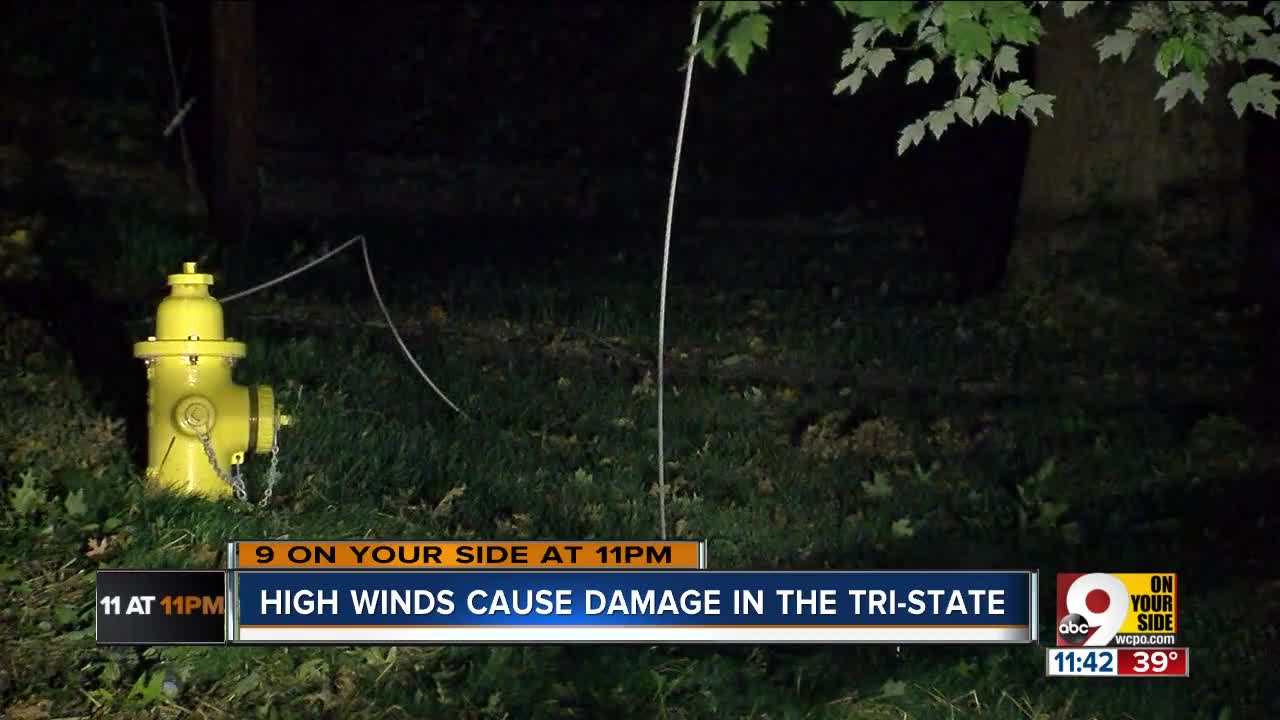 High winds cause power outages across Cincinnati area