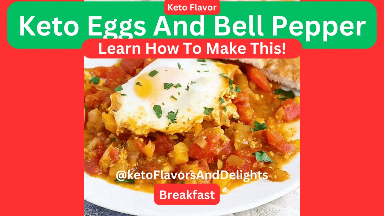 Keto Eggs And Bell Pepper