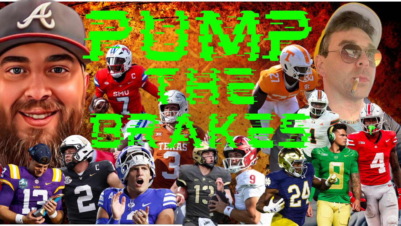 Pump The Brakes! College Football Playoff Rankings Release Day!