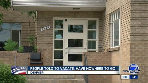 Longtime tenants told to vacate after apartment building sold