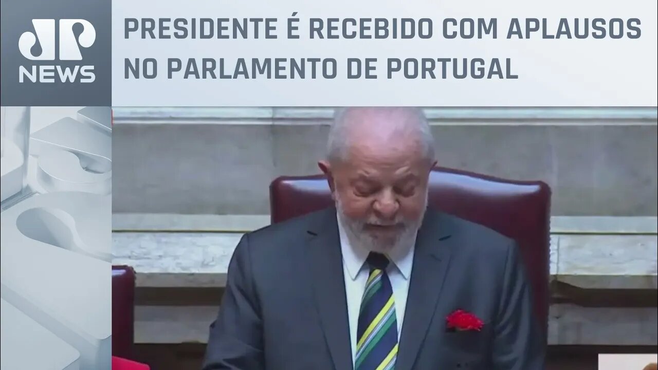 Lula recebe homenagem do parlamento em Lisboa