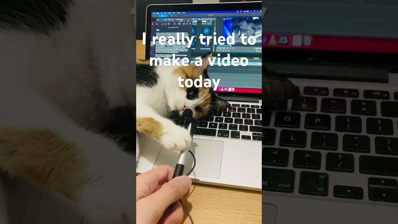 I really tried to make a Youtube video today 😑