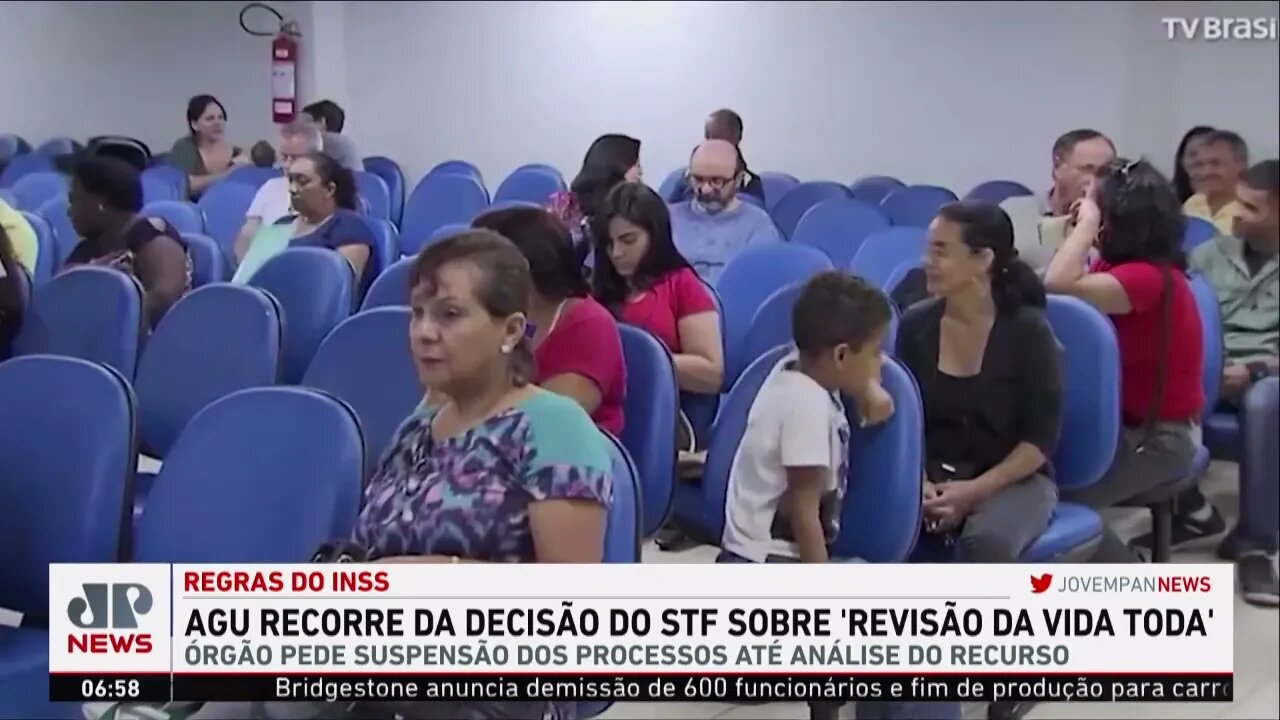 AGU recorre de decisão do STF e pede redução do impacto da ‘revisão da vida toda’ no INSS