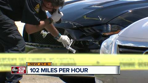 Bayshore street racing suspect was going 102 mph before hitting, killing mother and toddler
