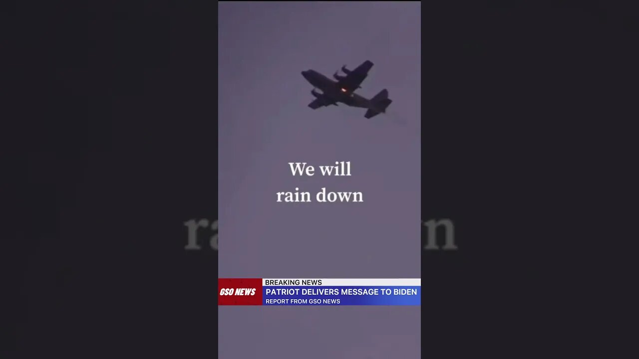 Patriot has a message for Biden