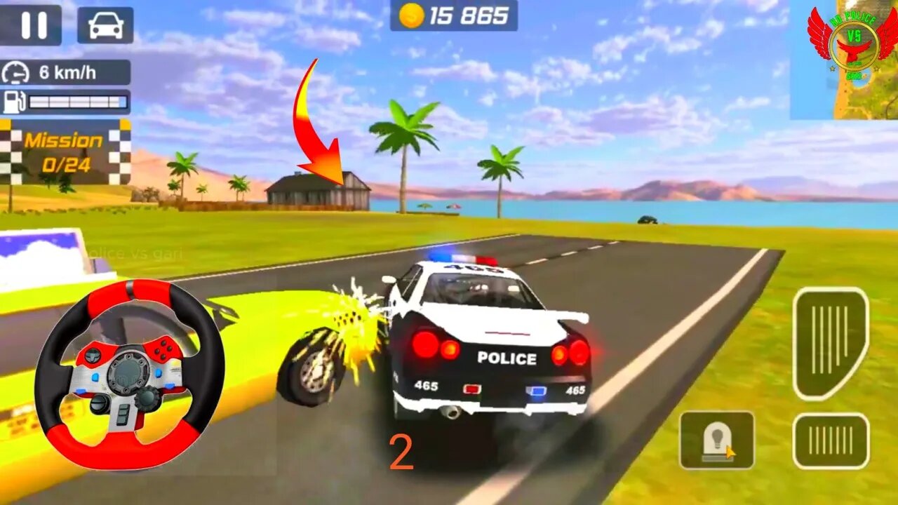 HD police vs gari game #802 police Gameplay Best Car Games Drift Gari Driving 2023 Android