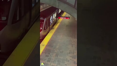 Metro Exiting at Namur #viralvideo #montreal #travel #metro #metrotrains