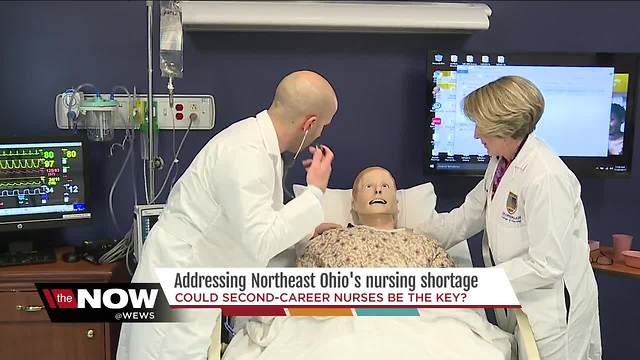 Second-career nurses help nursing shortage in Northeast Ohio