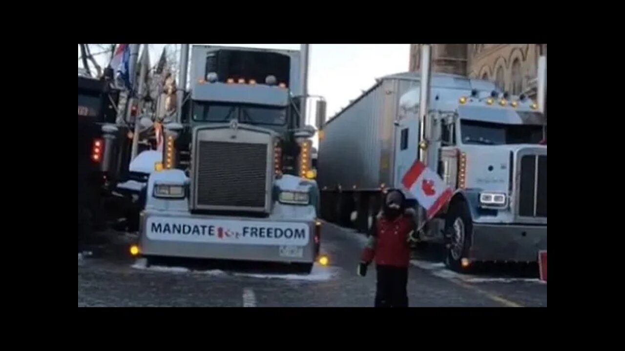 Thank you truckers from the kids of Canada