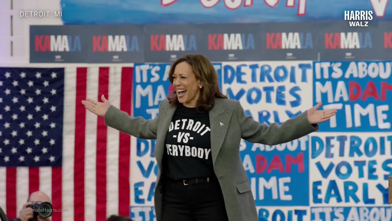 Lizzo campaigns for Kamala Harris, suggests she wants whole country to be like Detroit (extended)