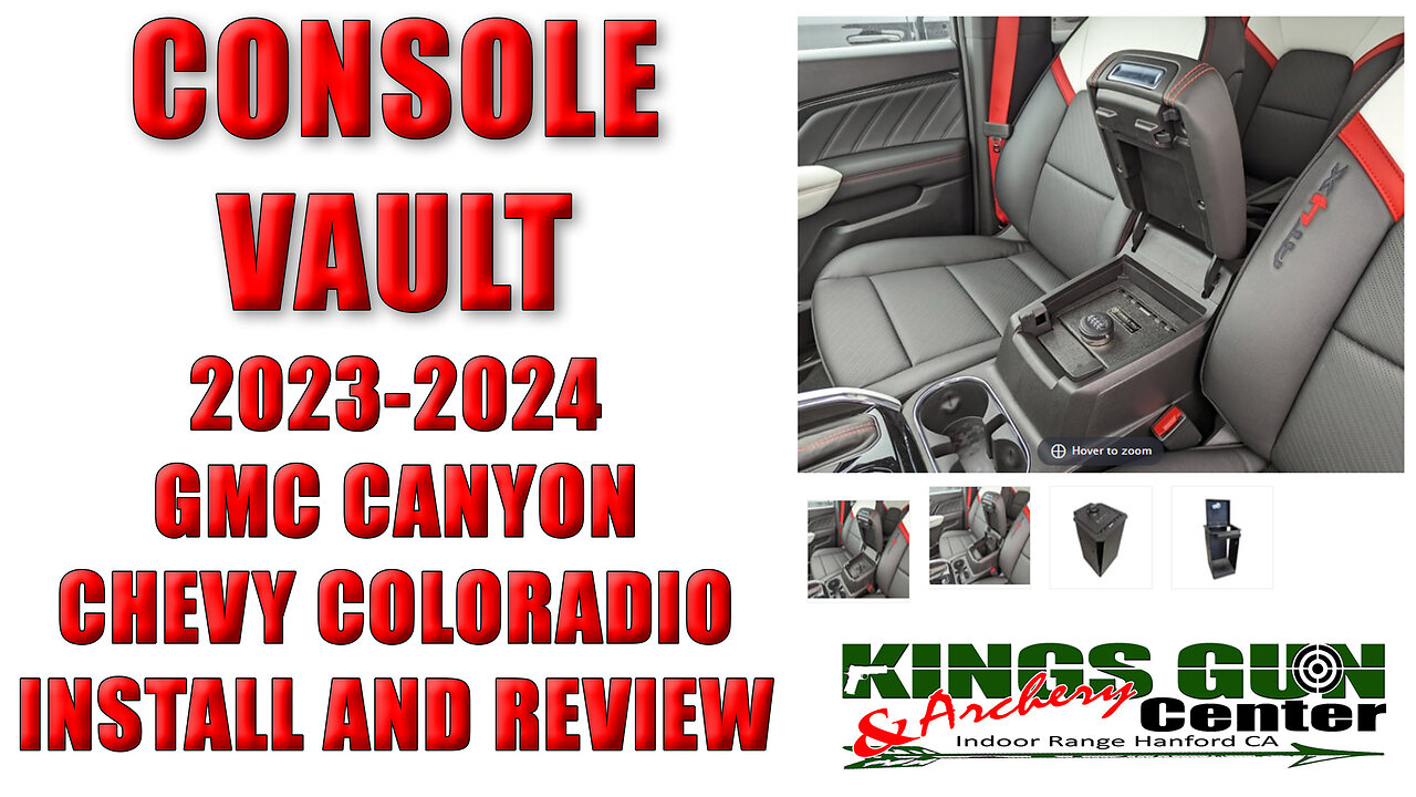 GUN VAULT INSTALL TO 2023 GMC CANYON