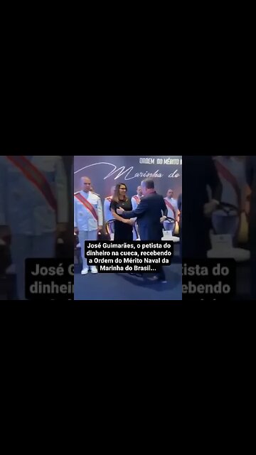 Deputado que foi pego com dinheiro na cueca recebe Mérito da Marinha do Brasil