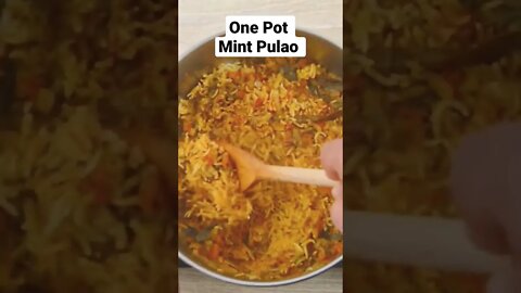 One Pot Mint Pulao