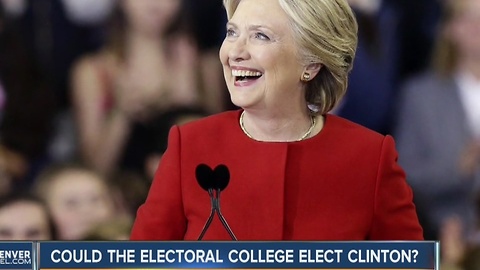 Could the electoral college elect Clinton?