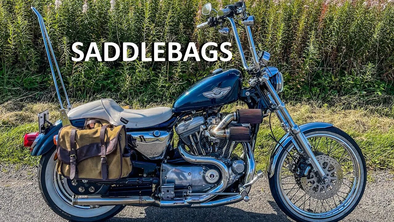 Affordable throw over saddlebags for your Motorcycle | NICECNC bags | INSTALL & REVIEW