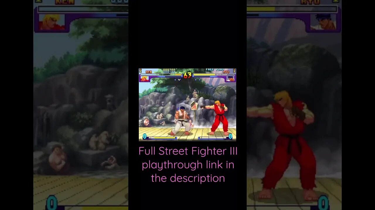 Street Fighter III Ken vs Ryu