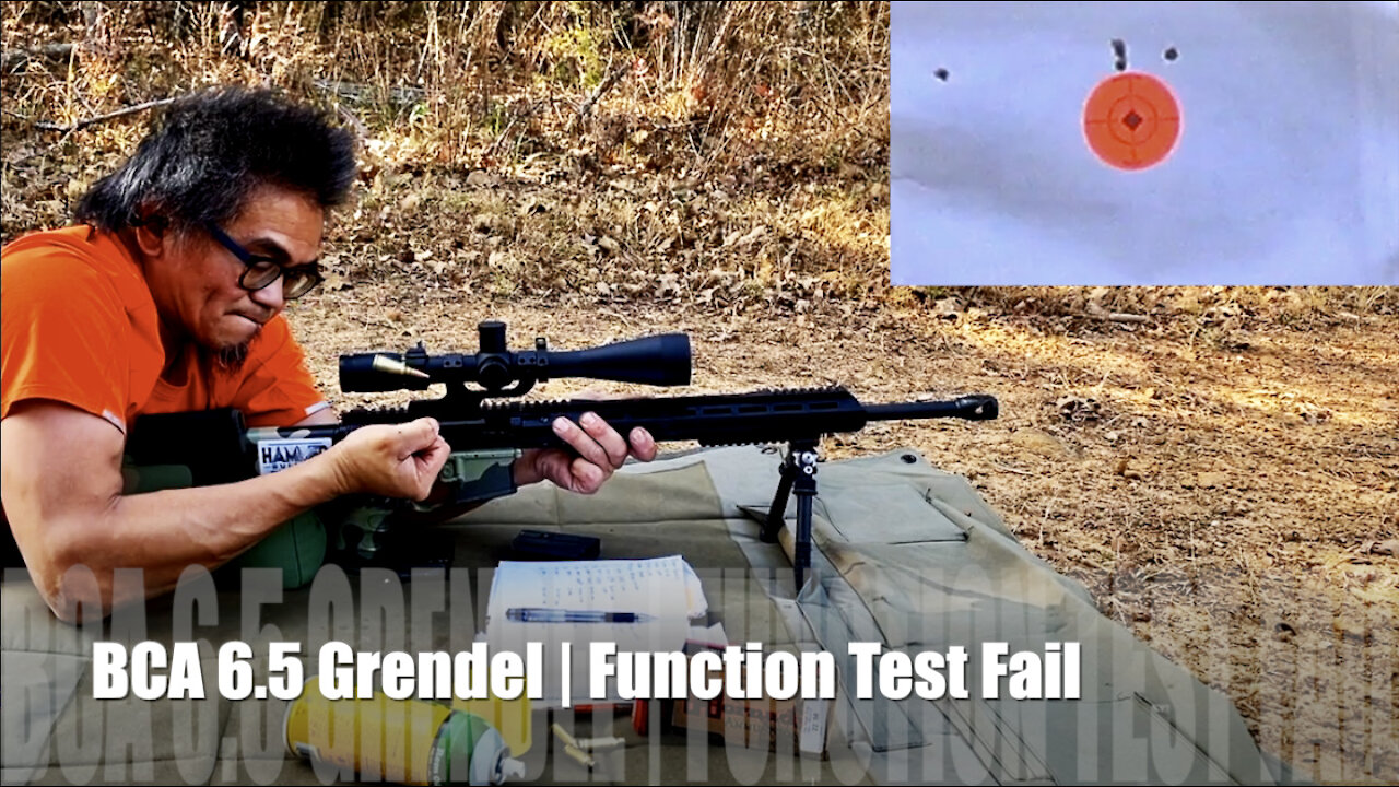 BCA 6.5 Grendel Function Test Fail