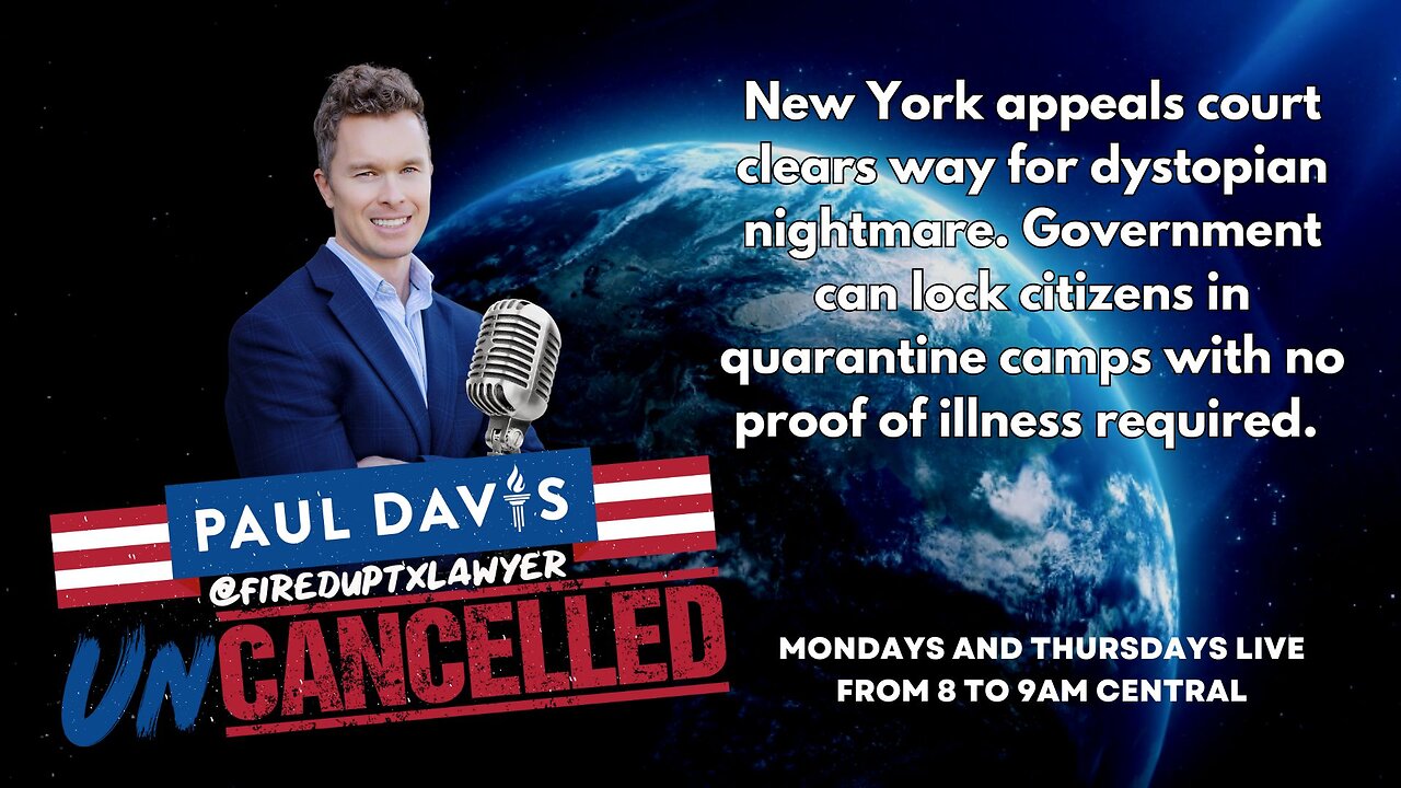 Quarantine Camps | Escape from New York! Appeals court clears way for quarantine camp dystopian nightmare!