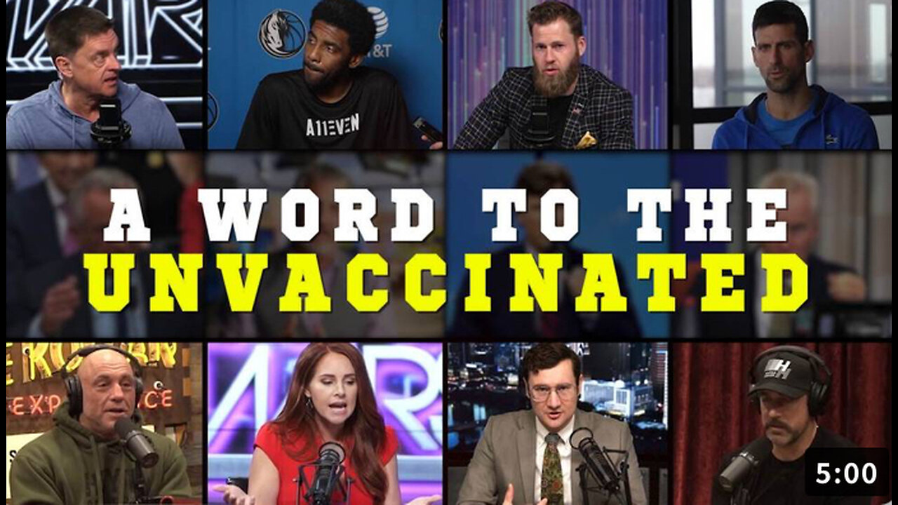 A Word To The Unvaccinated
