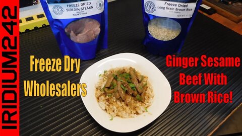 Freeze Dry Wholesalers - Ginger Sesame Beef With Brown Rice
