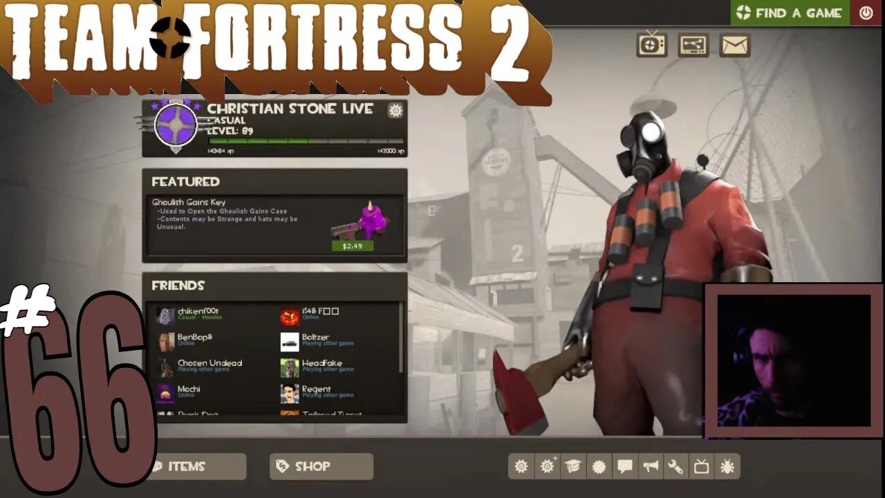 #66 Team Fortress 2 "Thanks" Christian Stone LIVE