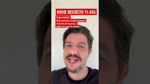 Novo decreto de armas em 28/03/23