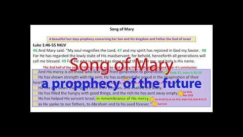 Song of Mary - a future prophecy