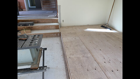 Day 22 - Massive Remodel - 2 layer subfloor :)