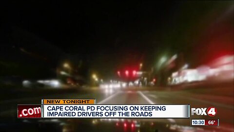 Cape Coral PD focusing on keeping impaired drivers off the roads