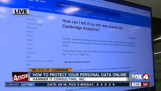 How to protect your personal data online