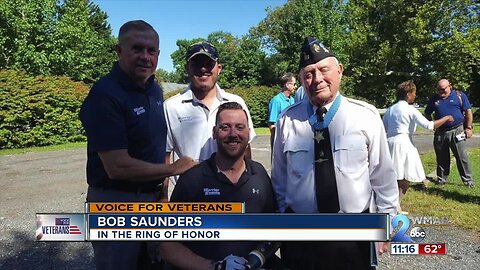 Bob Saunders in the ring of honor